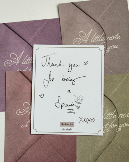 A little note card set