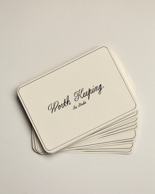 Recipe Cards - Powder Room