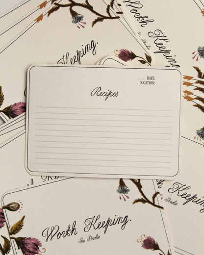 Recipe Cards - Powder Room