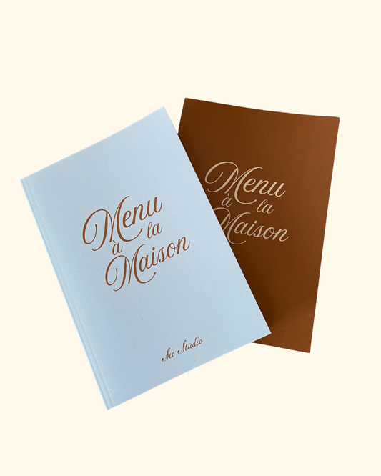 Menu à la Maison